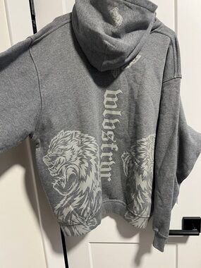 Darc Sports Wolves Hoodie in Grey 🆕